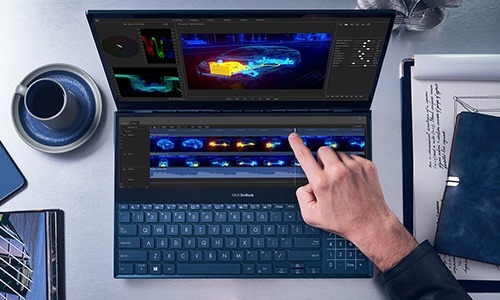 Asus ZenBook Pro Duo UX581. Ảnh: Xataka.